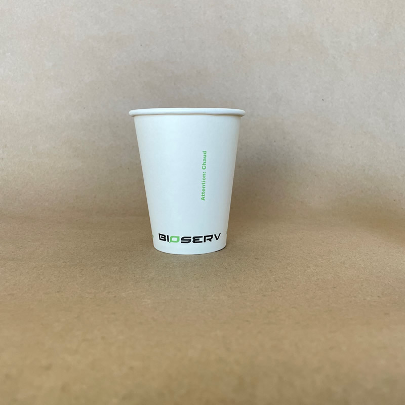  8 oz Single Wall Bioserv Hot Cup